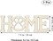 3pcs Home Paw Wood Sign Blank Wooden Dog Cat Paw Plaque, 7.9x2.6 in